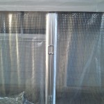 工場内製品パレット置き場テント