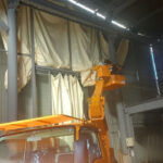 工場建屋内間仕切りテント