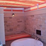 露天風呂の開閉テント2