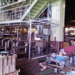 工場内透明間仕切シートのリニューアル工事2