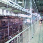 工場内透明間仕切シートのリニューアル工事3