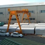 スライドレール式・可動倉庫テント2